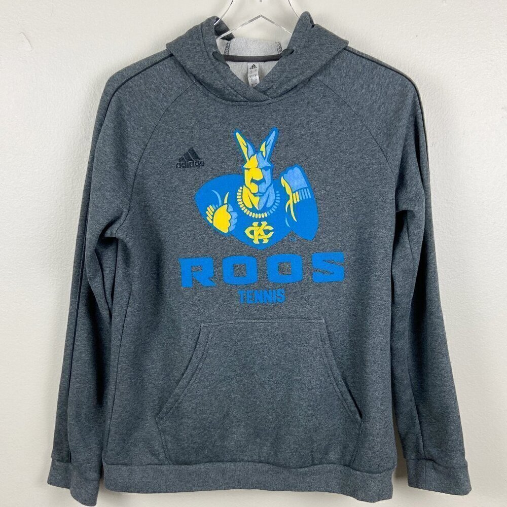 UMKC ROOS TENNIS HOODIE GRAY LARGE